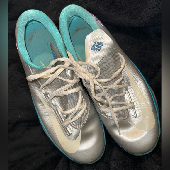 Nike KD 6 BARBER Unisex Kids Youth Size 7Y Kevin Durant - Picture 9 of 16